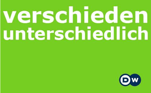 Adjektiv verschieden